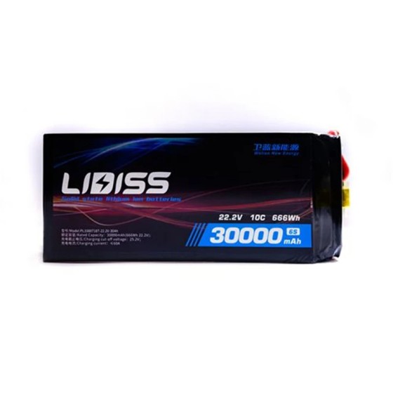 Welion-batería Lipo de estado semisólido, 6S, 22,2 V, 10C, 30000mAh, para avión teledirigido, multirotor, Dron, Robot